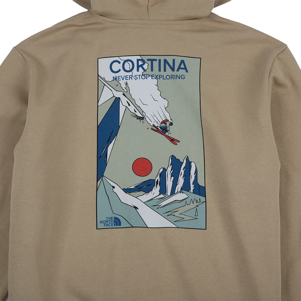 Mountain Celebration Relaxed Hoodie 'Khaki Stone'