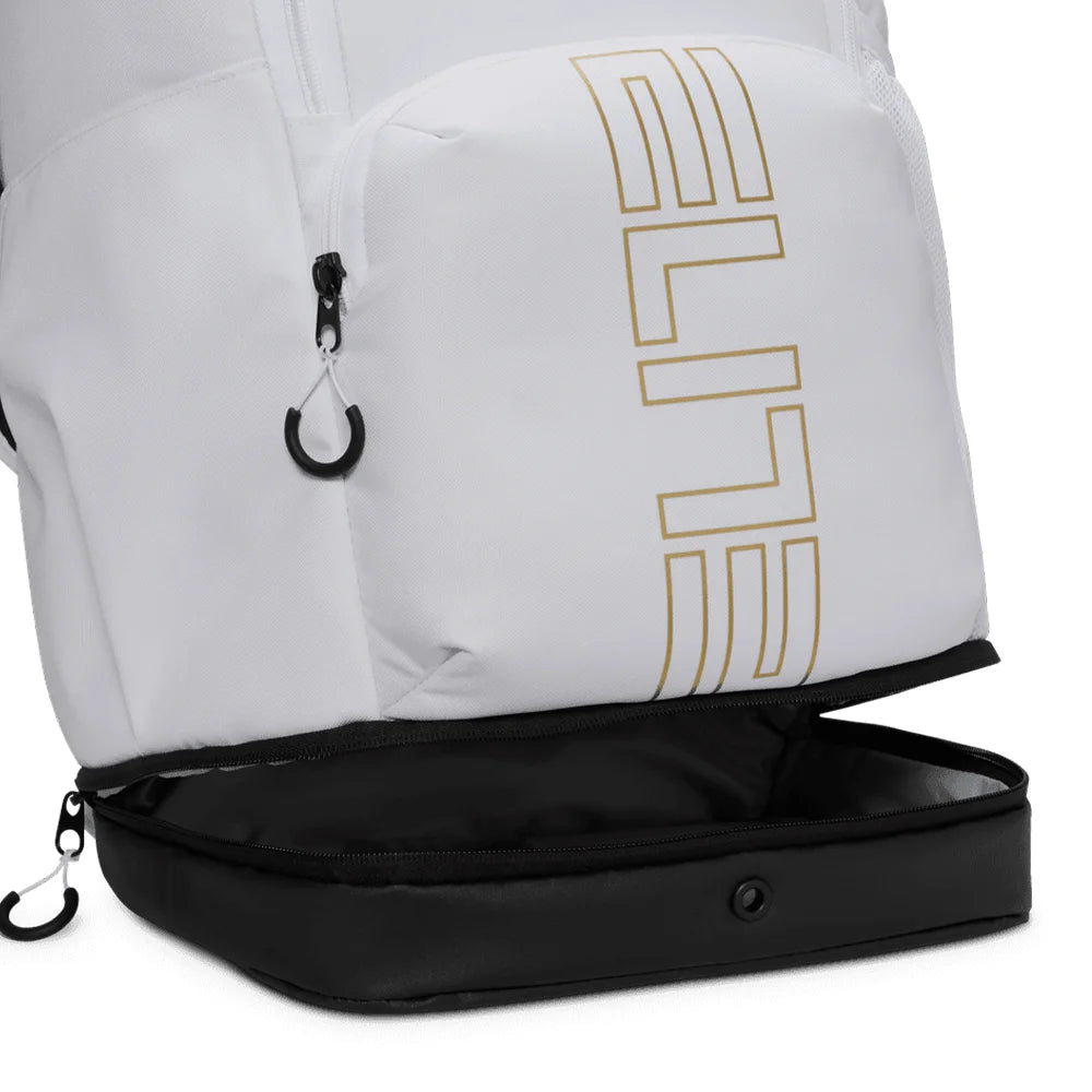 Varsity Elite Backpack (32L) 'White Metallic Gold'