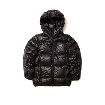 Mountain Lodge Down Hoodie Jacket 'Black'