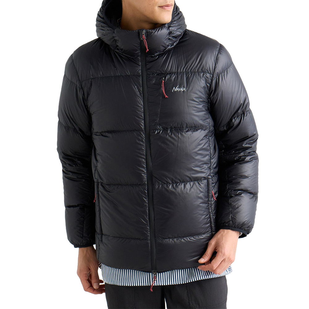 Mountain Lodge Down Hoodie Jacket 'Black'