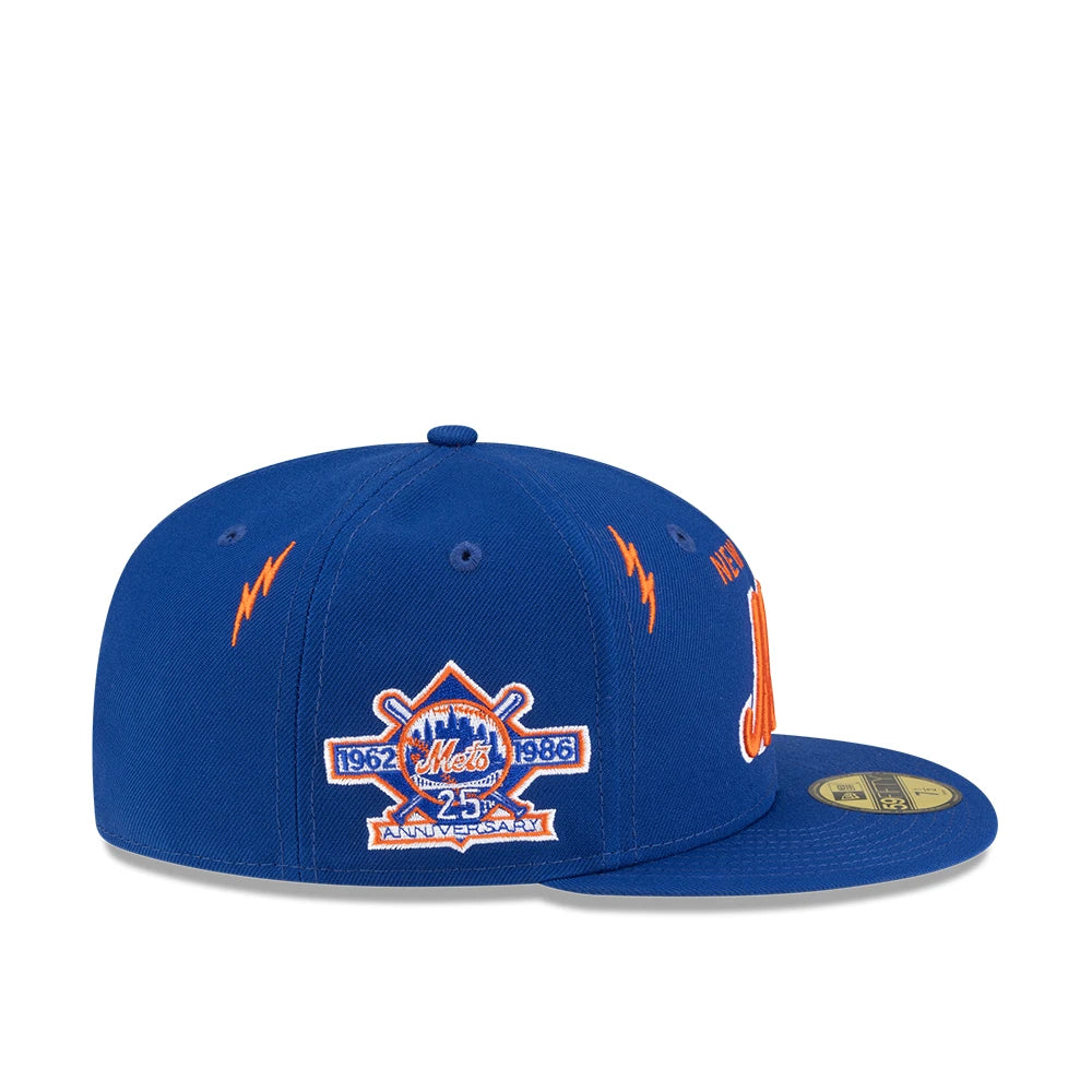 Diet Starts Monday (DSM) 59FIFTY Lightning Bolts 'NY Mets' – TAKOUT® Diet Starts Monday (DSM) 59FIFTY Lightning Bolts 'NY Mets' – TAKOUT®
