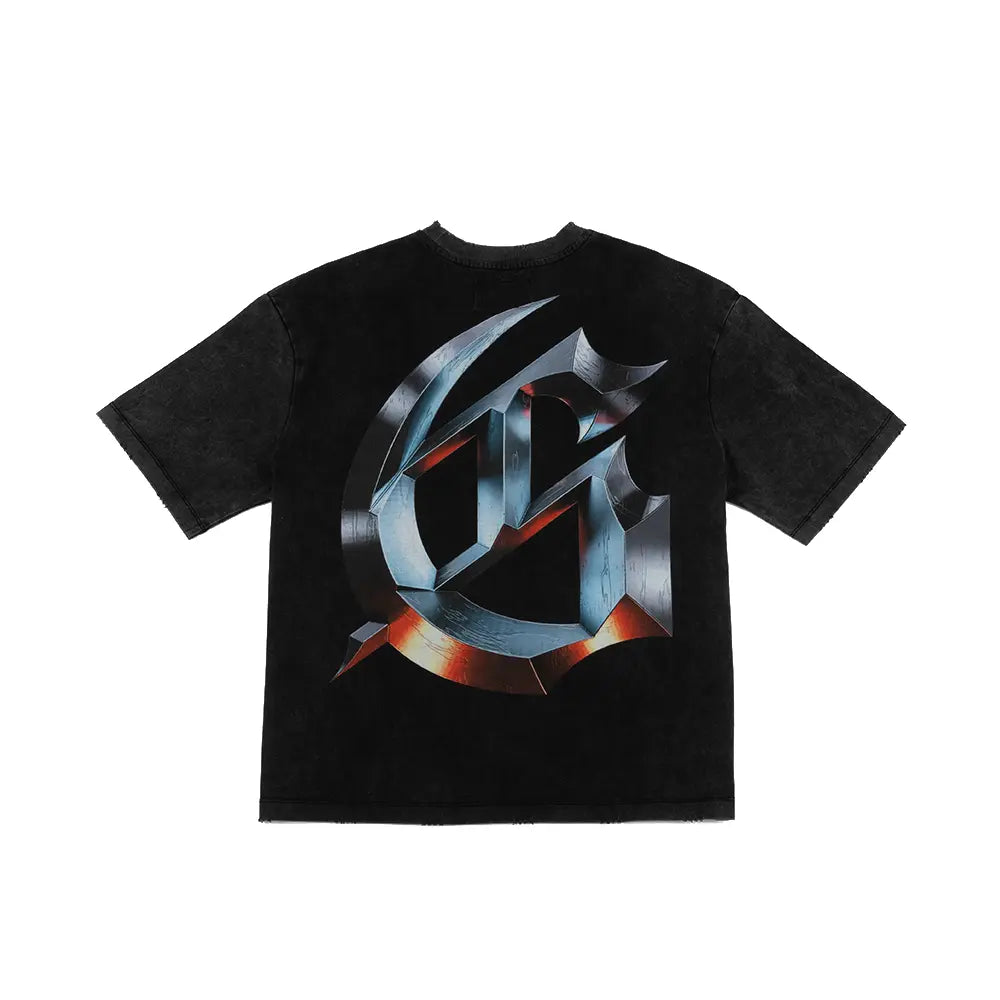 New Age Logo T-Shirt 'Black Wash'