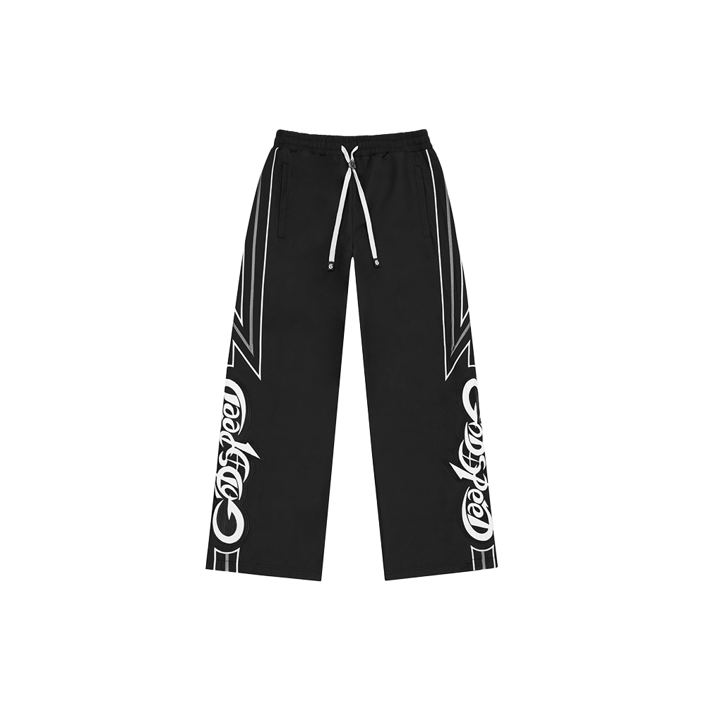 New Age Trackpants 'Black White Boom26'