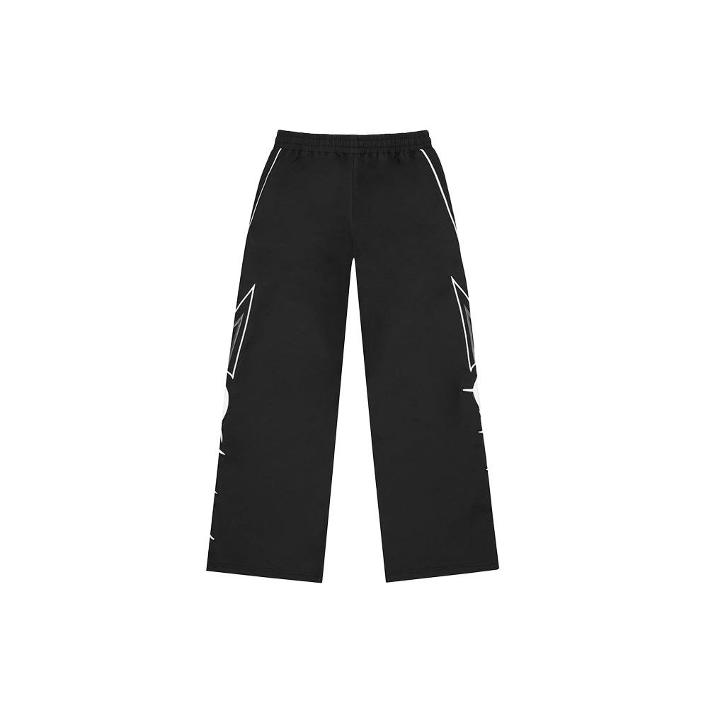 New Age Trackpants 'Black White Boom26'