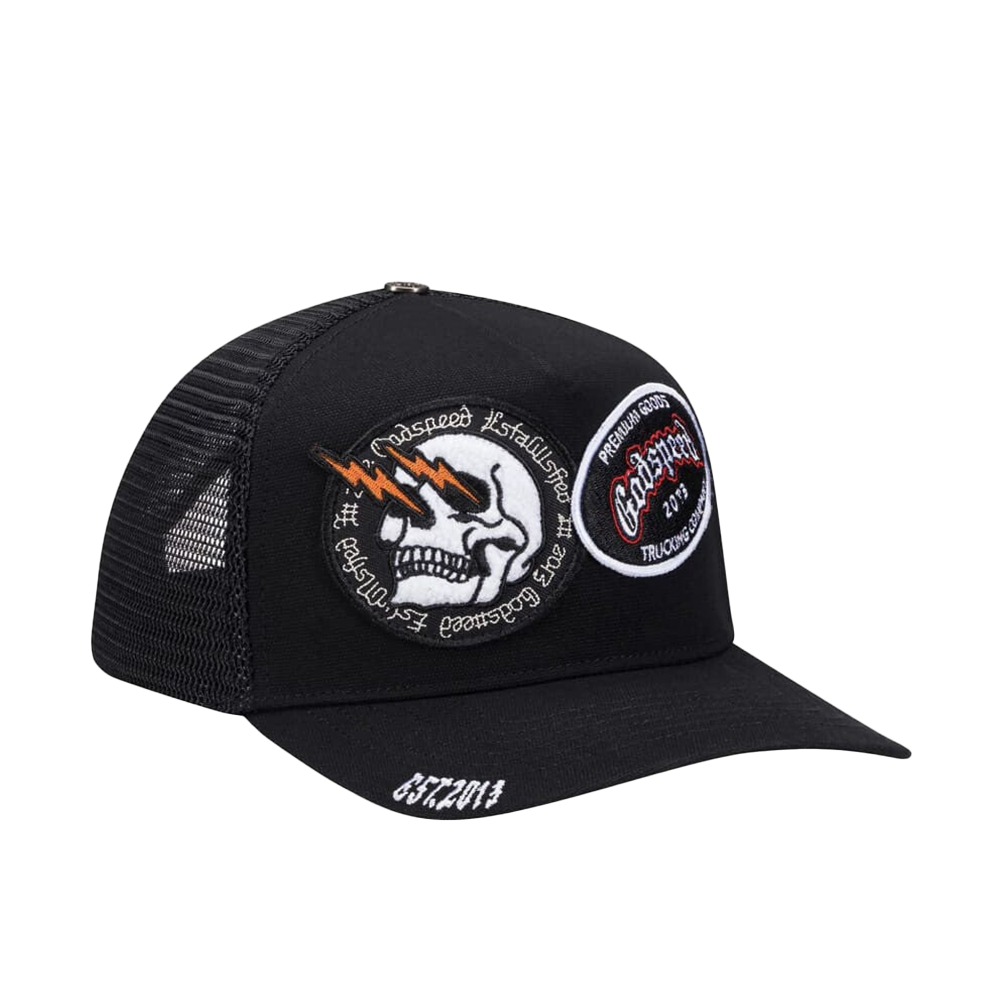 OG Dual Patch Trucker Hat 'Black'