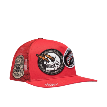 GS Dual Patch Trucker 'Red'
