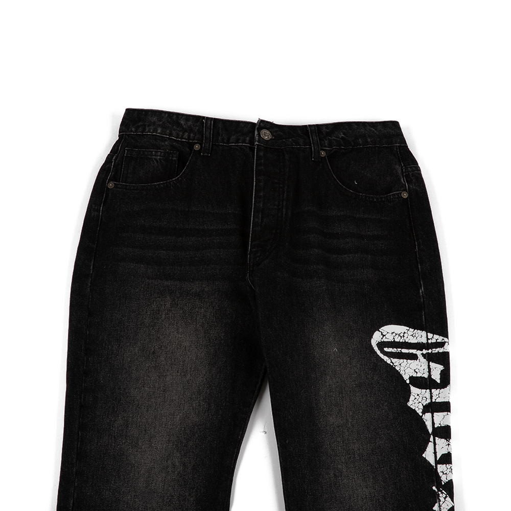 OG Logo Flared Denim 'Grey Wash'