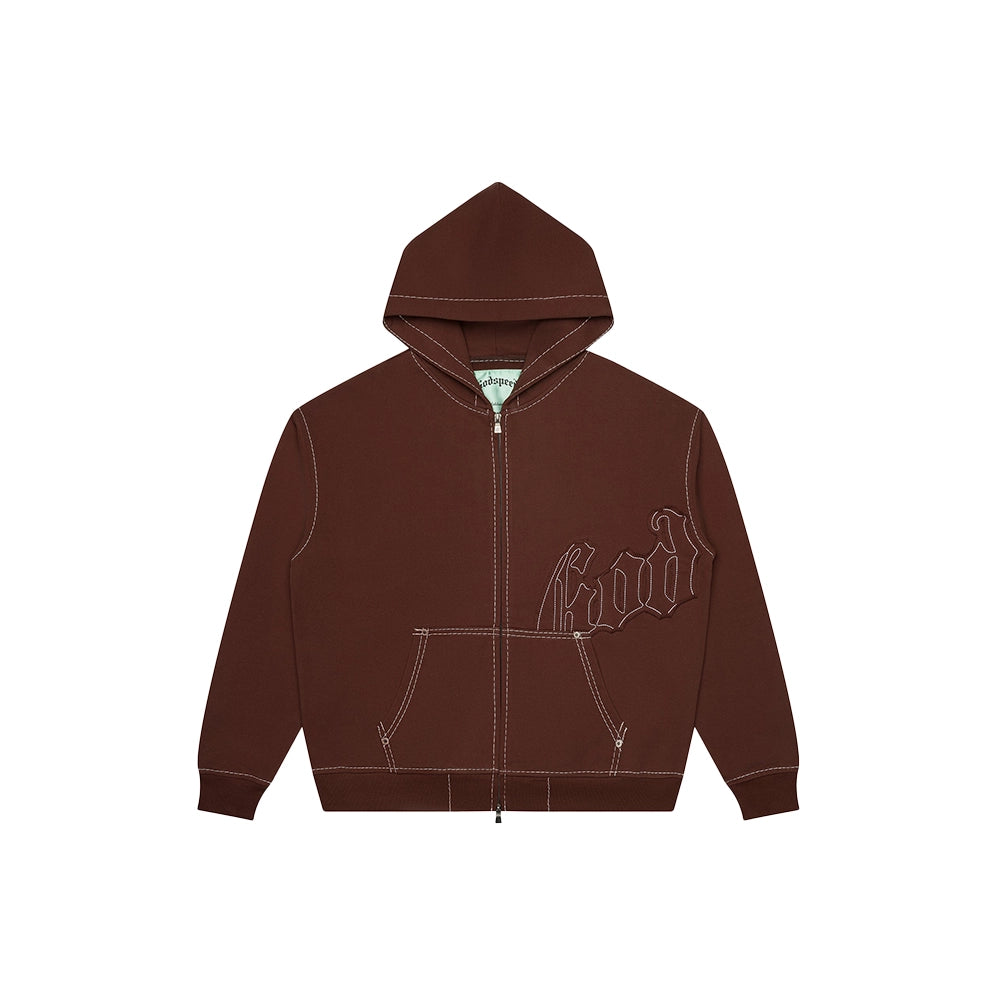 OG Logo Sweatsuit Stitched 'Mocha'