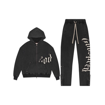 OG Logo Sweatsuit 'Black Washed'