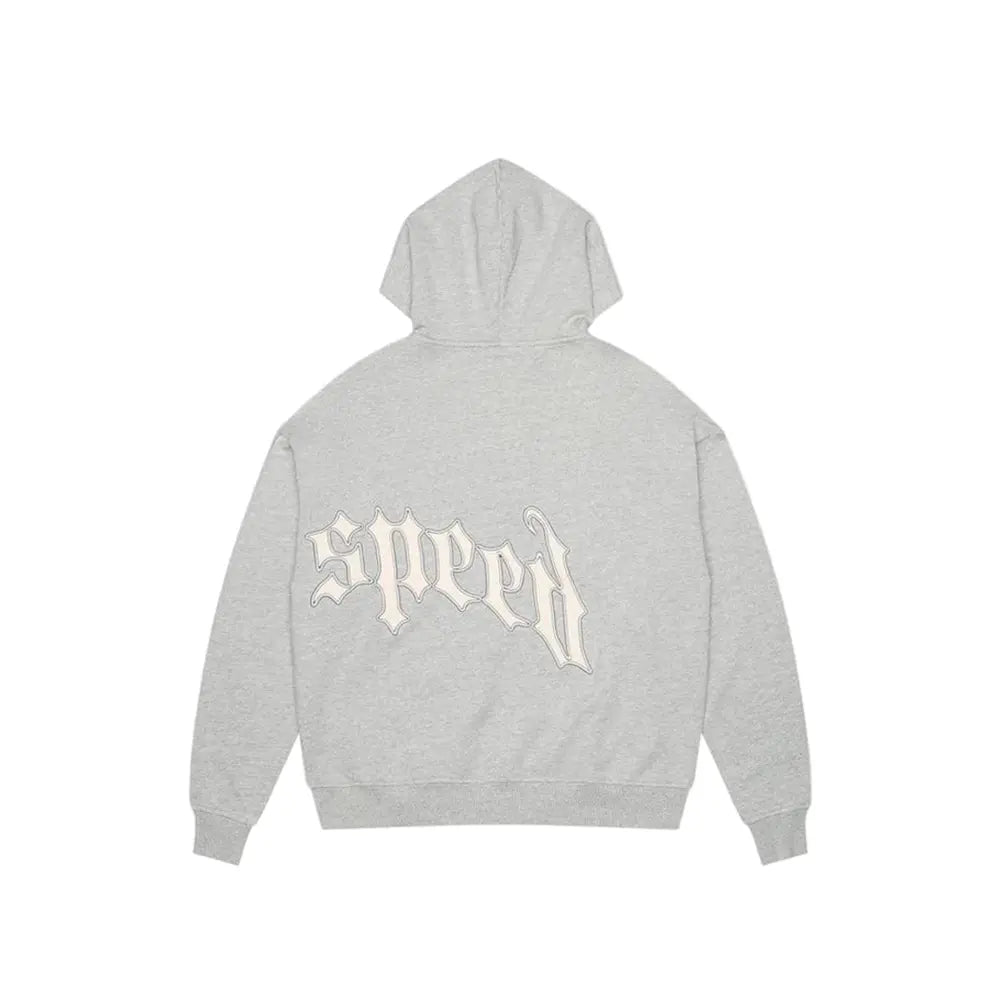 OG Logo Sweatsuit V2 Boom 'Grey Silver Satin'