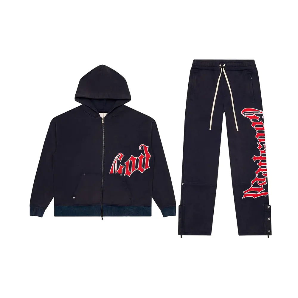 OG Logo Sweatsuit v2 'Navy Red'