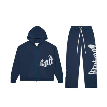 OG Logo Sweatsuit V2 Boom 'Navy Silver'