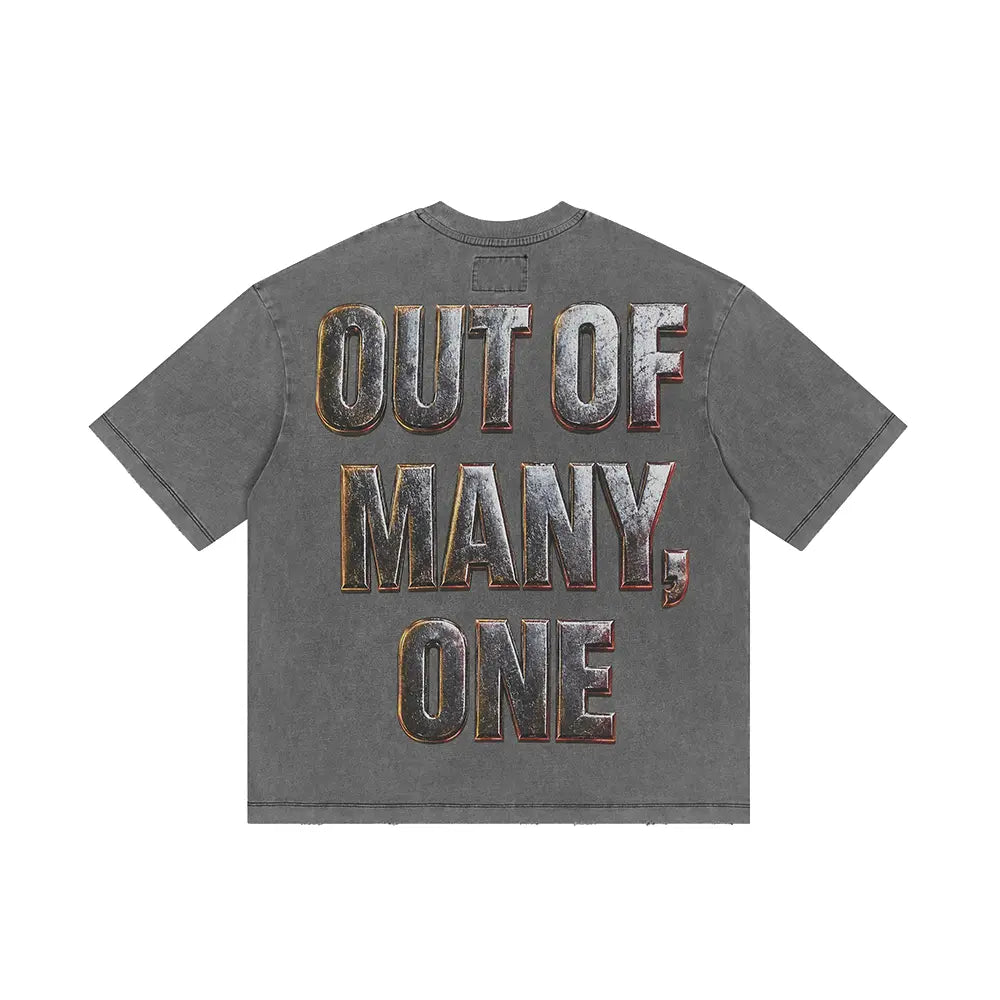Omerta T-Shirt 'Grey Wash'