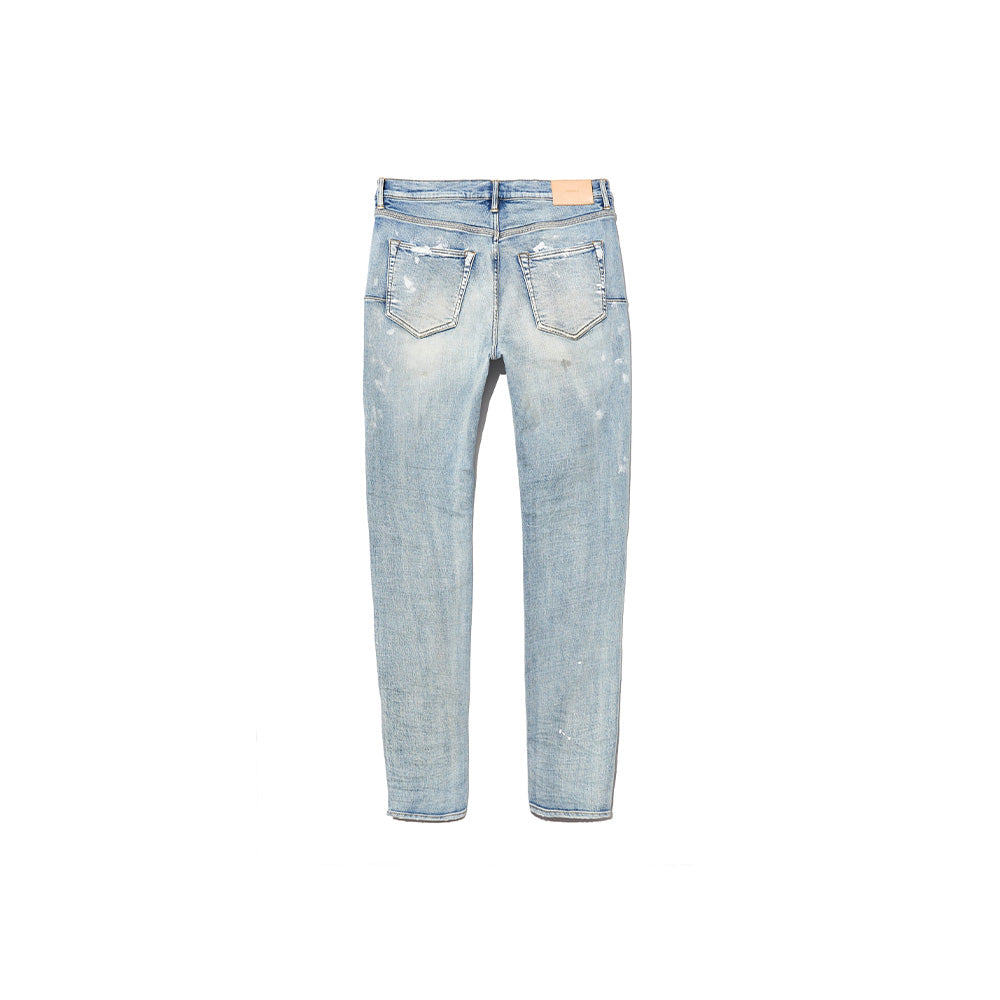 Low Rise Skinny Light Indigo Paint Blowout 'Light Blue'