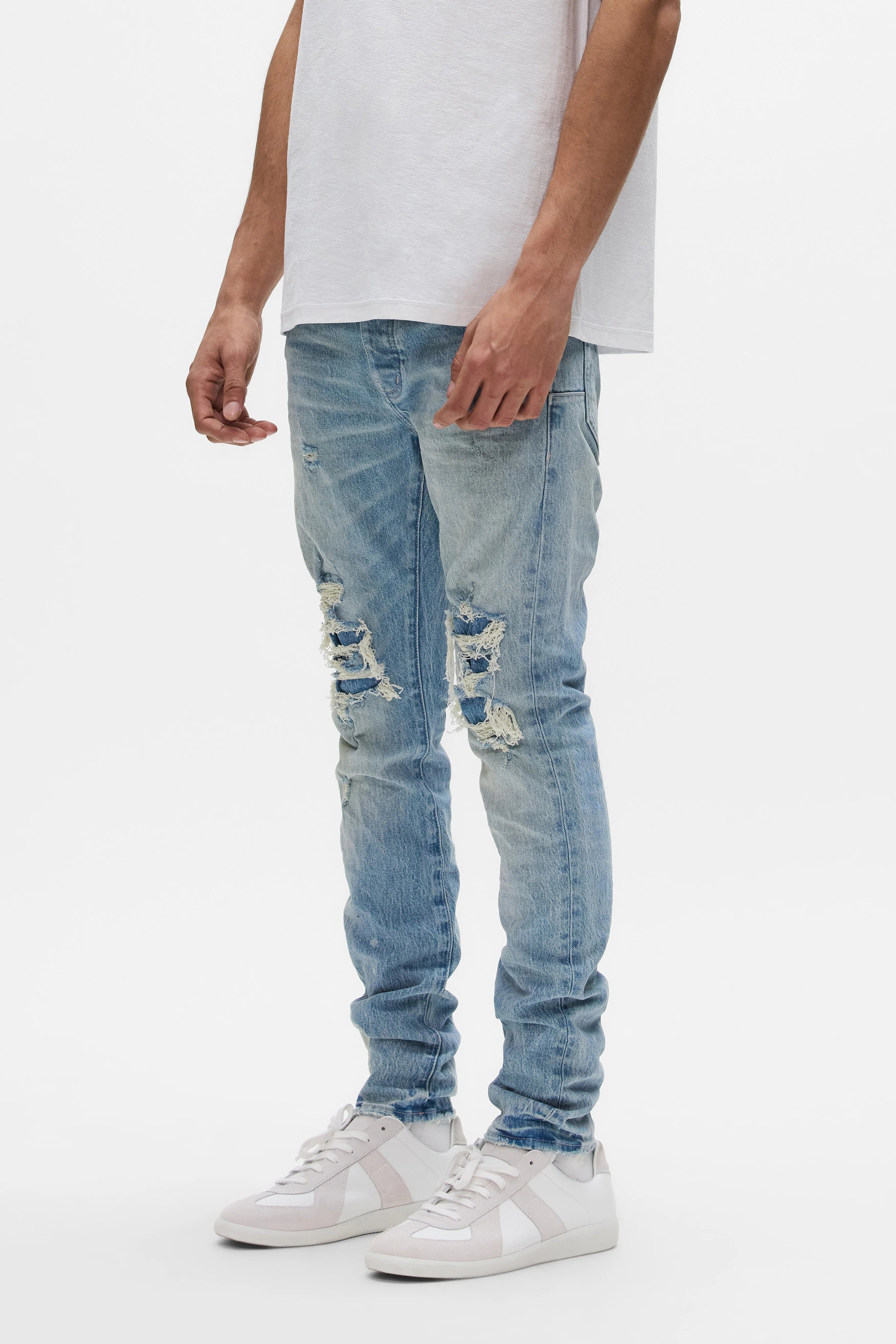 P001 Skinny Garda Repairs 'Light Indigo'