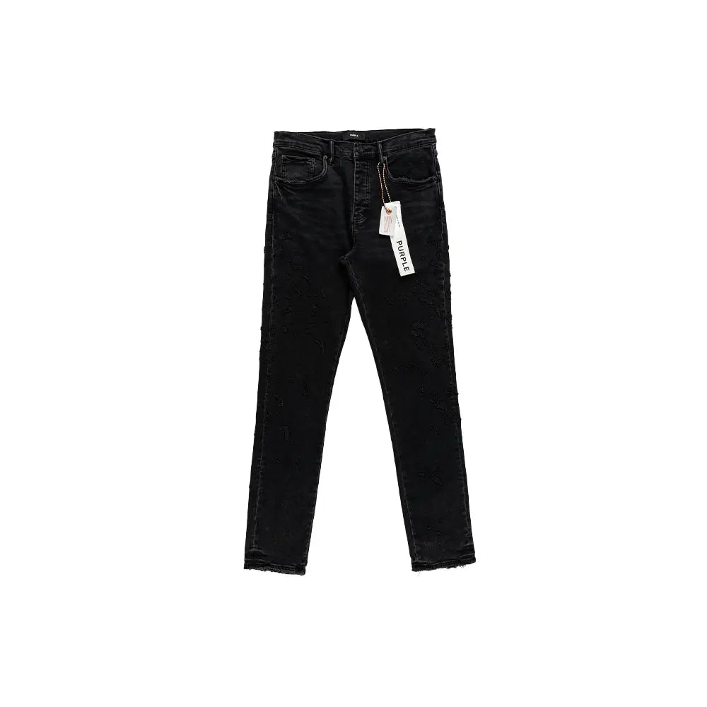 P005 Beaded Embroidery Jean 'Black'