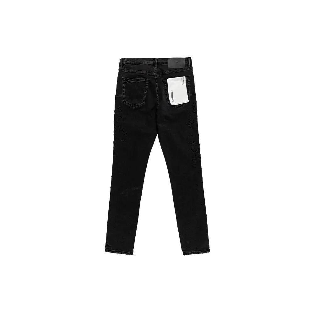 P005 Beaded Embroidery Jean 'Black'