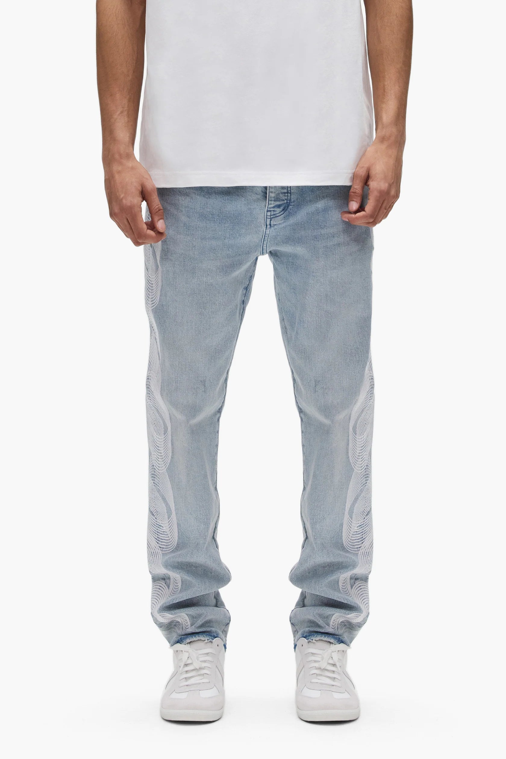 P005 Embroidered Logo 'Light Indigo'