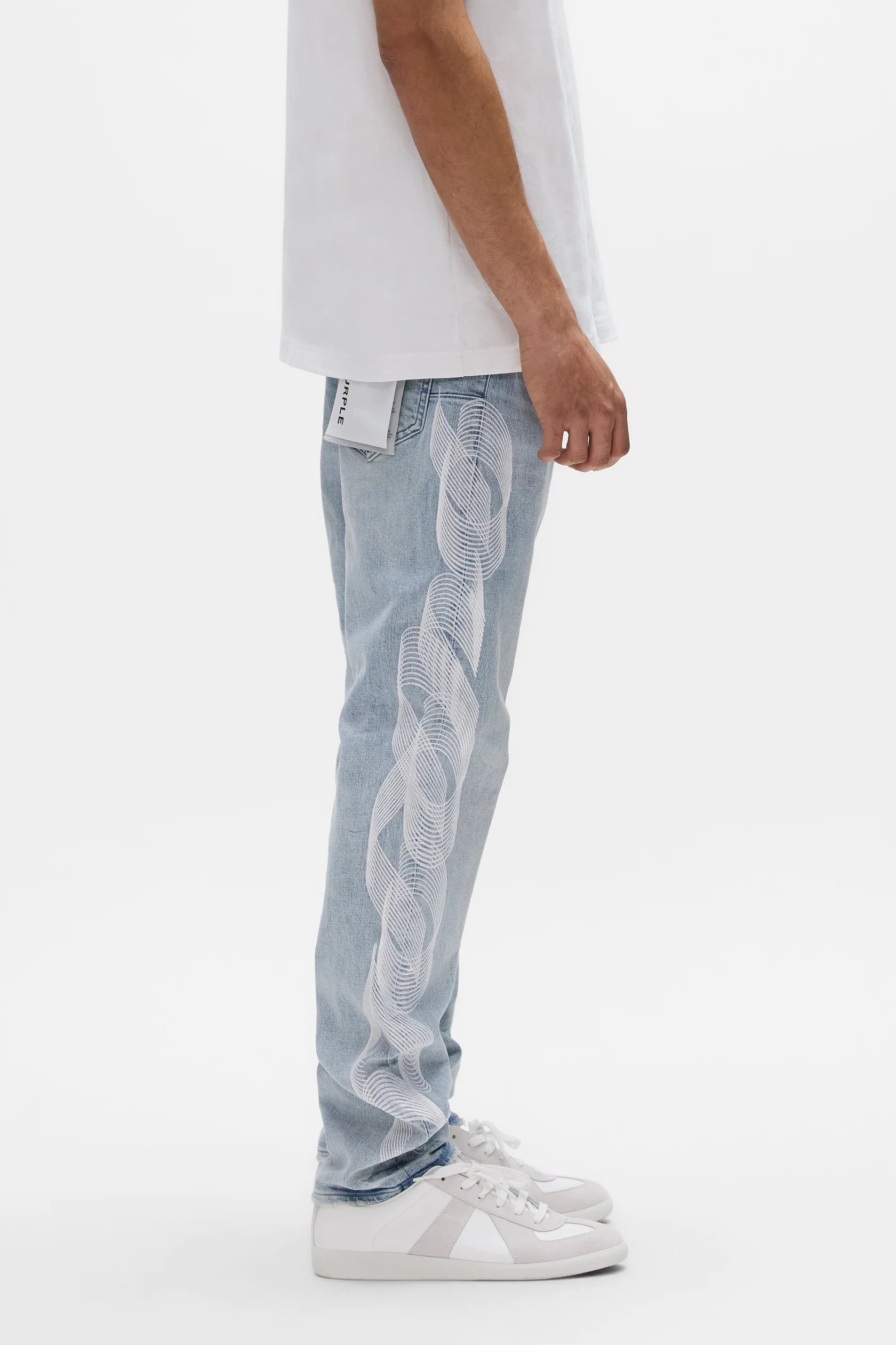 P005 Embroidered Logo 'Light Indigo'