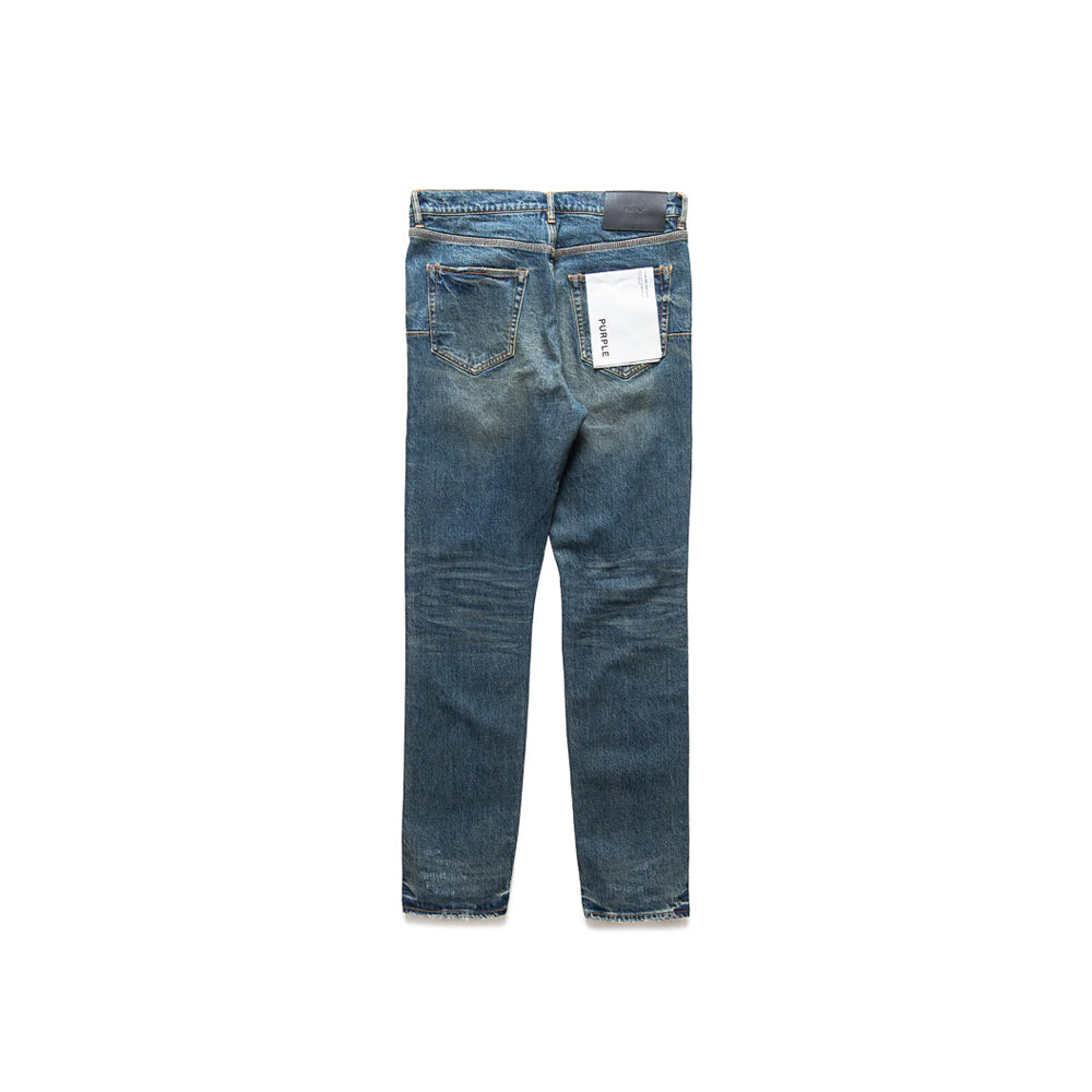 P005 Stratos Vintage Knee Slit Jean 'Dark Indigo'