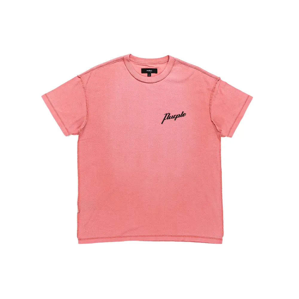 Textured Inside Out Tee 'Pink'
