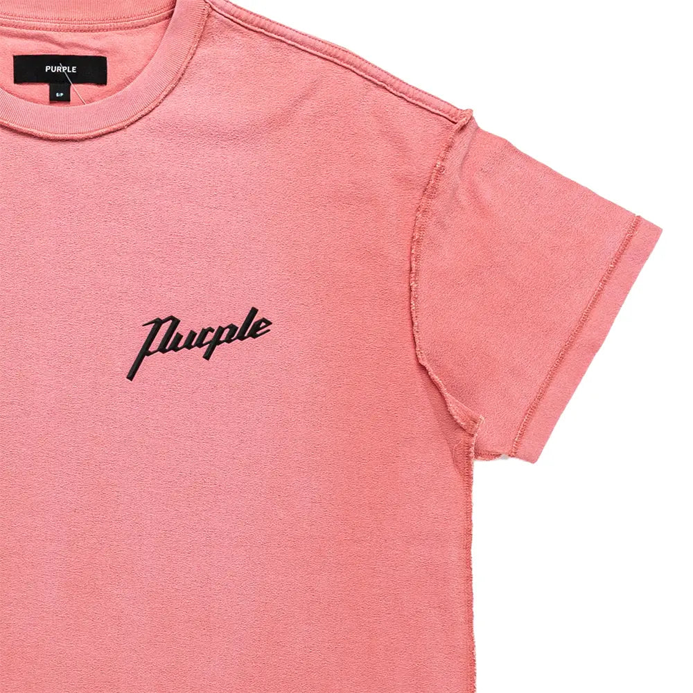 Textured Inside Out Tee 'Pink'