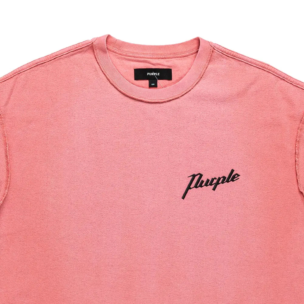 Textured Inside Out Tee 'Pink'