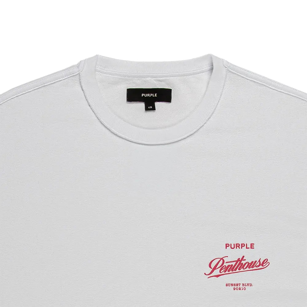 Penthouse Script Tee 'White'