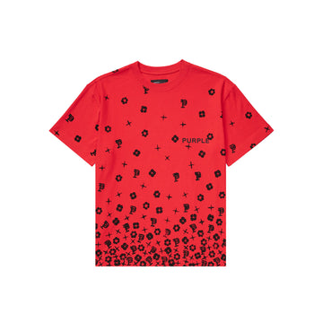 Textured Jersey SS Tee 'Red'