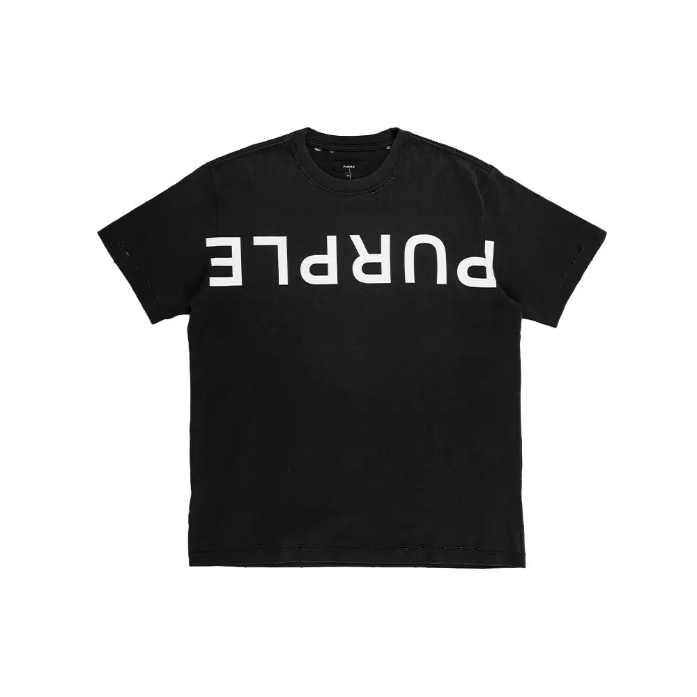 Flipped Wordmark Tee 'Black'