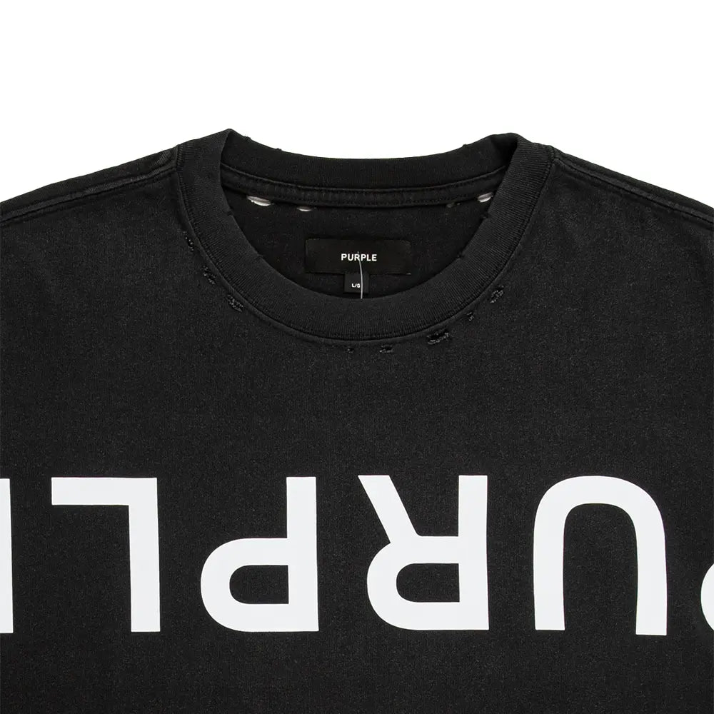 Flipped Wordmark Tee 'Black'