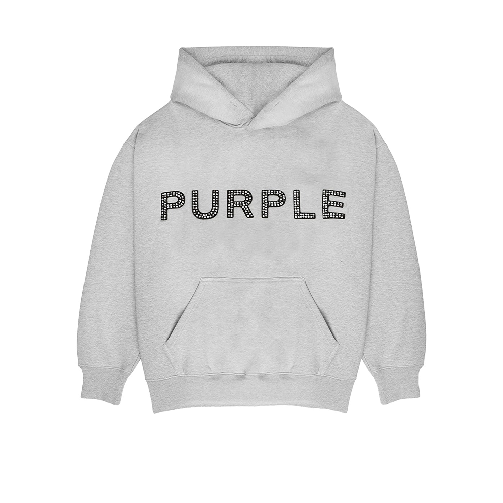 Crystal Applique Hoodie 'Grey'