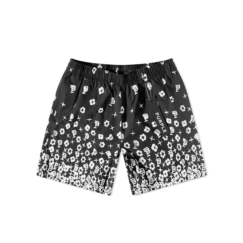 All Round Shorts AOP 'Black'