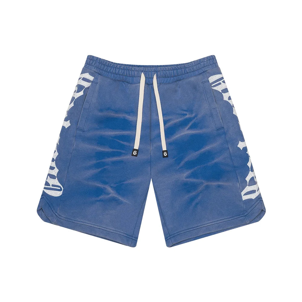 Courtside Shorts 'Blue Tie Dye'