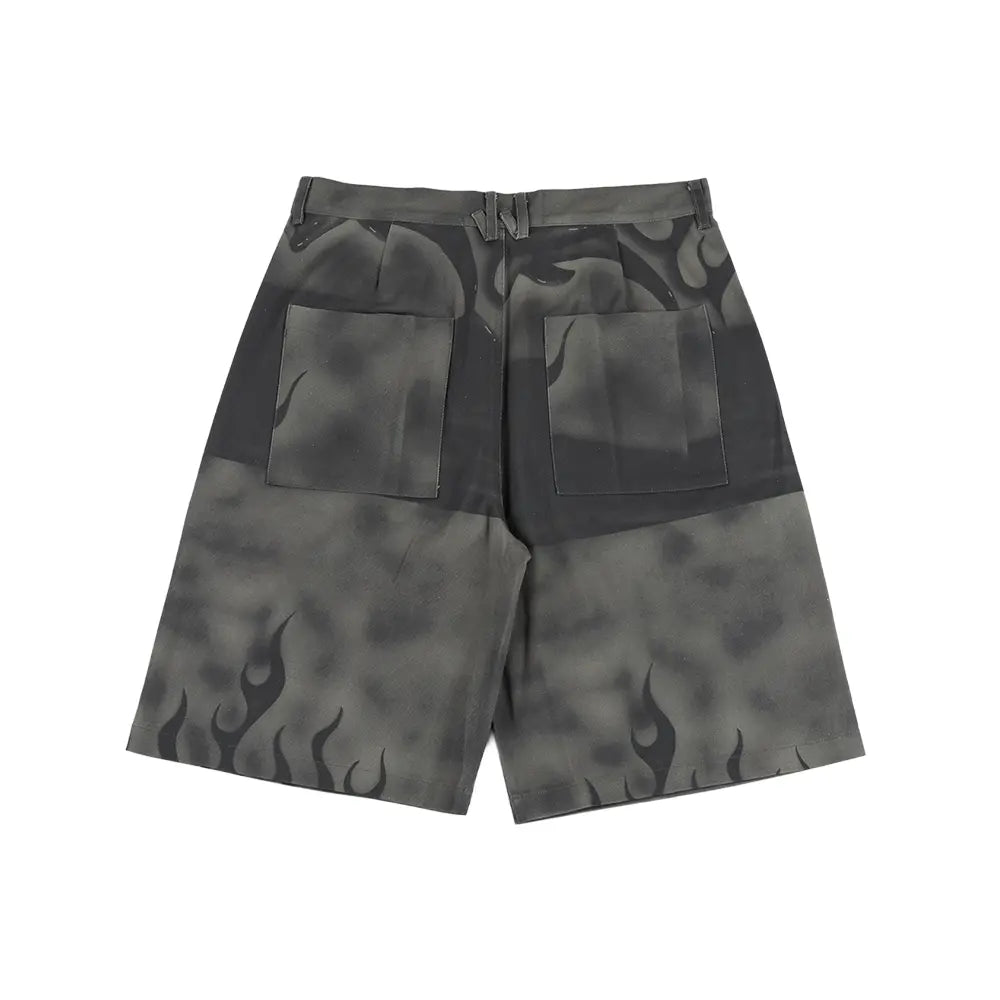 Flaming Dolphin Shorts 'Grey'