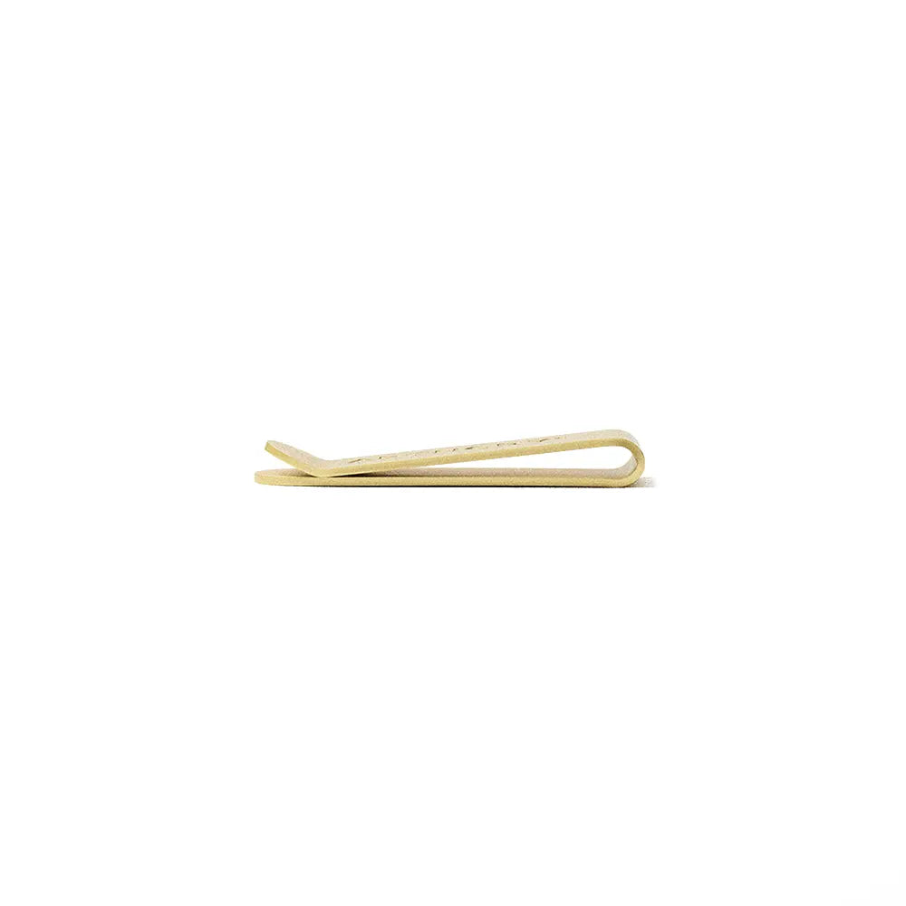 Pretty Much Broke® Stamped Brass Money Clip