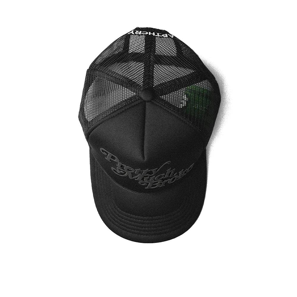 U Pretty Much Broke Trucker Cap 'Black Black'