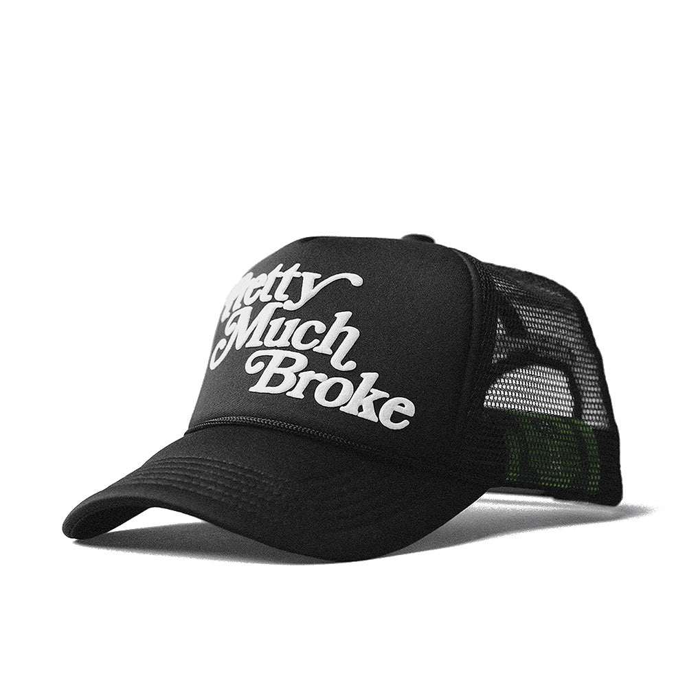 PMB Trucker Cap 'Black White'