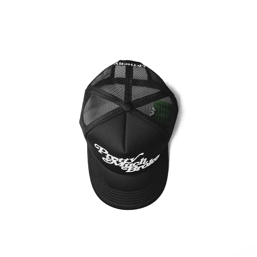PMB Trucker Cap 'Black White'