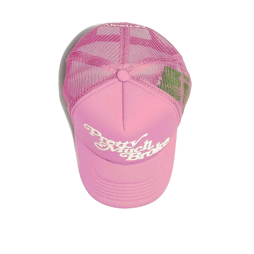U Pretty Much Broke Trucker Cap 'Pink'