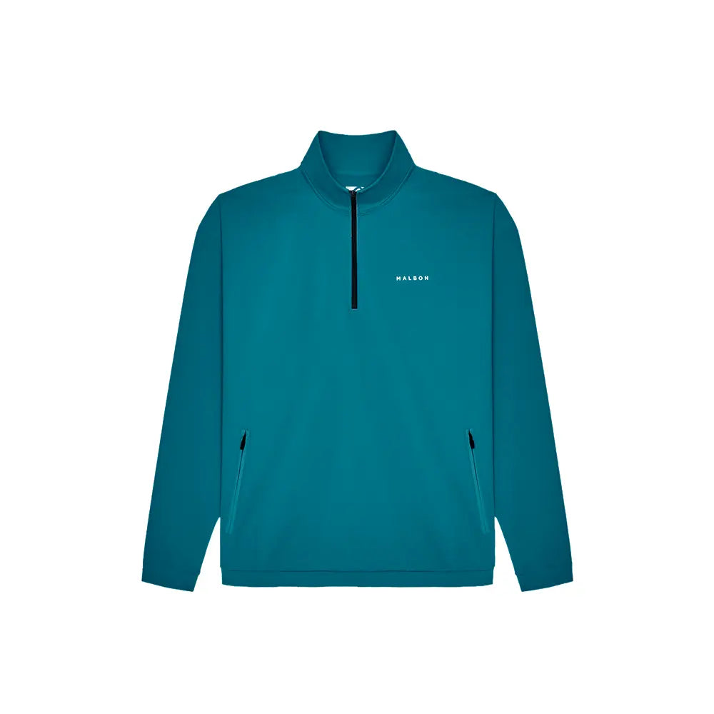 Performance Quarter Zip Shell Pullover 'Azurra'