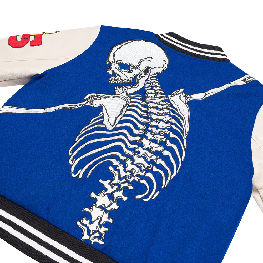 GODSPEED NEW YORK R.O.D Varsity Jacket V2 'Blue' – TAKOUT® GODSPEED NEW YORK R.O.D Varsity Jacket V2 'Blue' – TAKOUT®