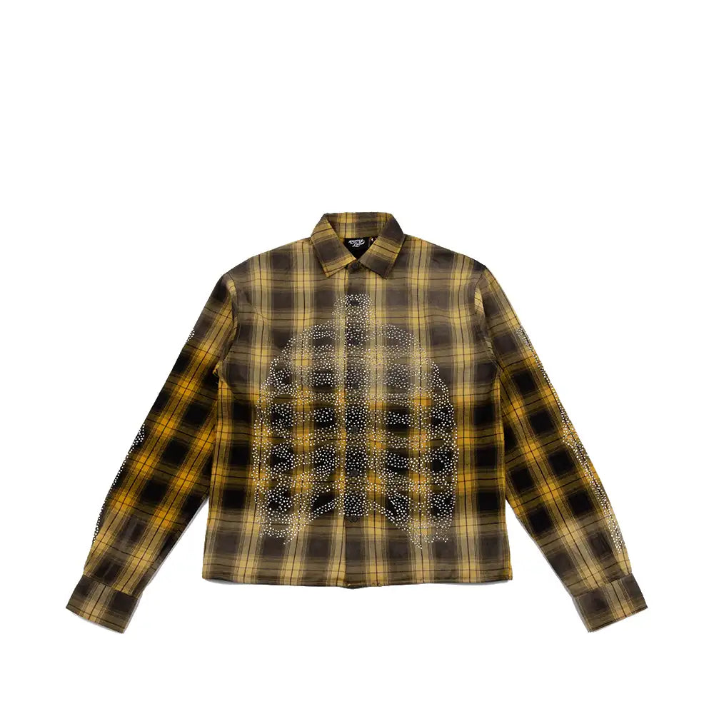 RL Bones Flannel Shirt 'Yellow'