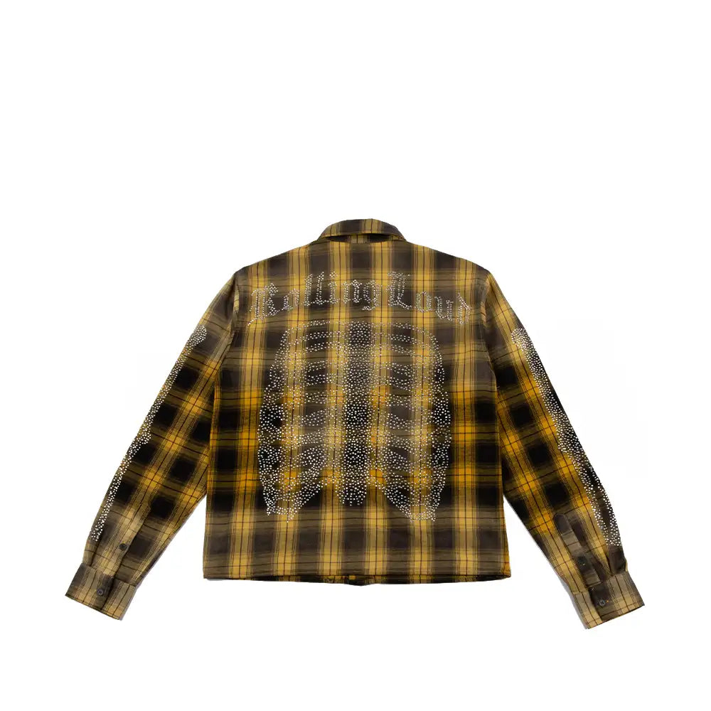 RL Bones Flannel Shirt 'Yellow'