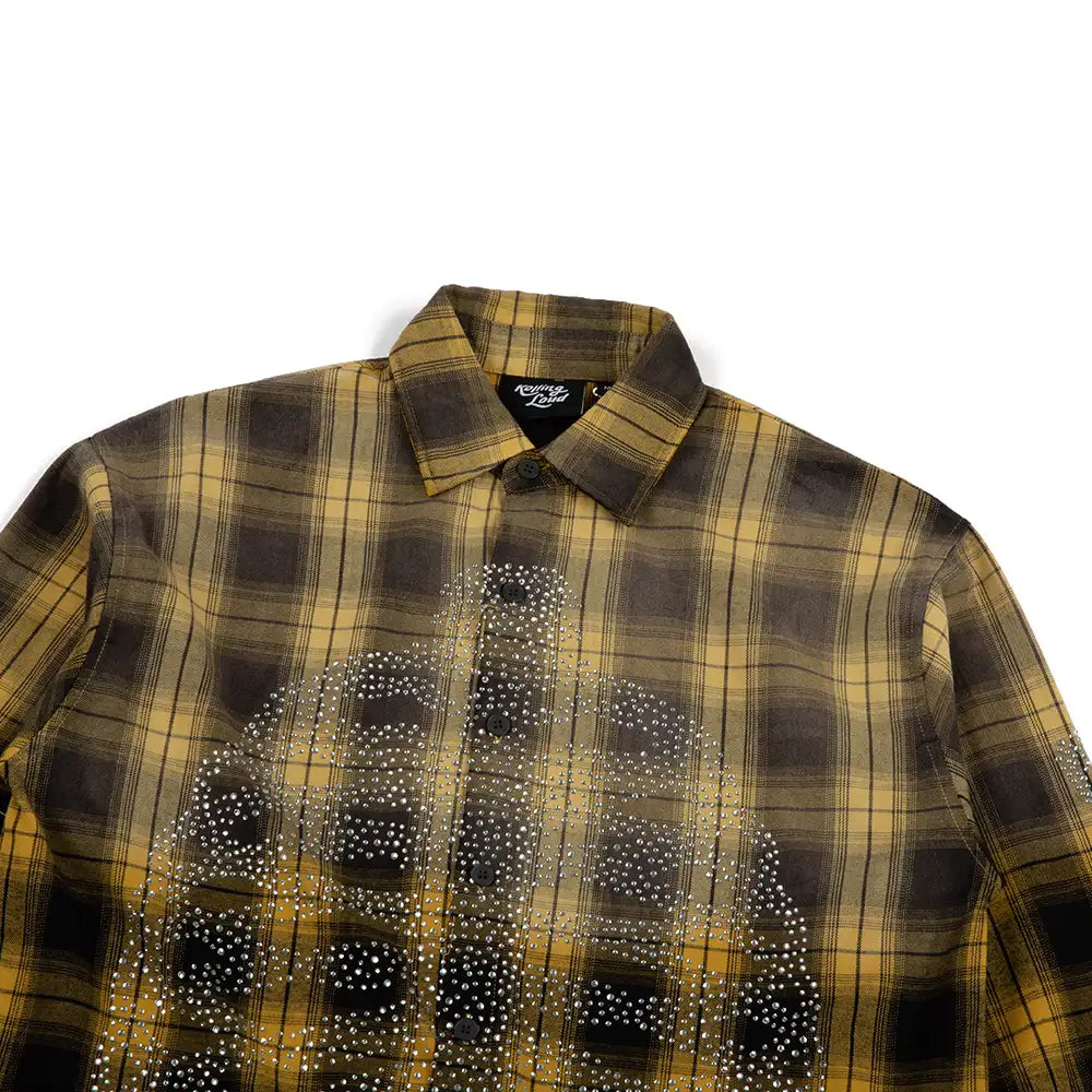 RL Bones Flannel Shirt 'Yellow'