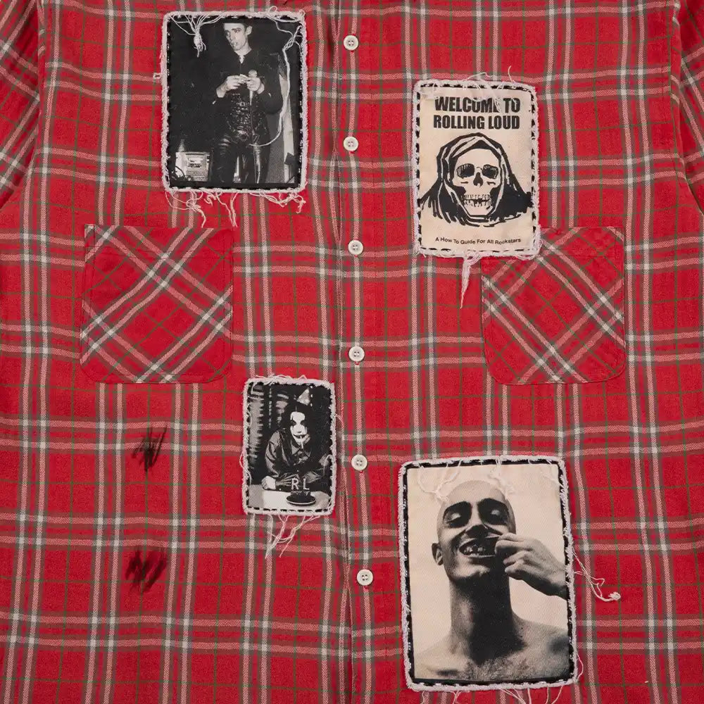 Anarchy Flannel 'Red'