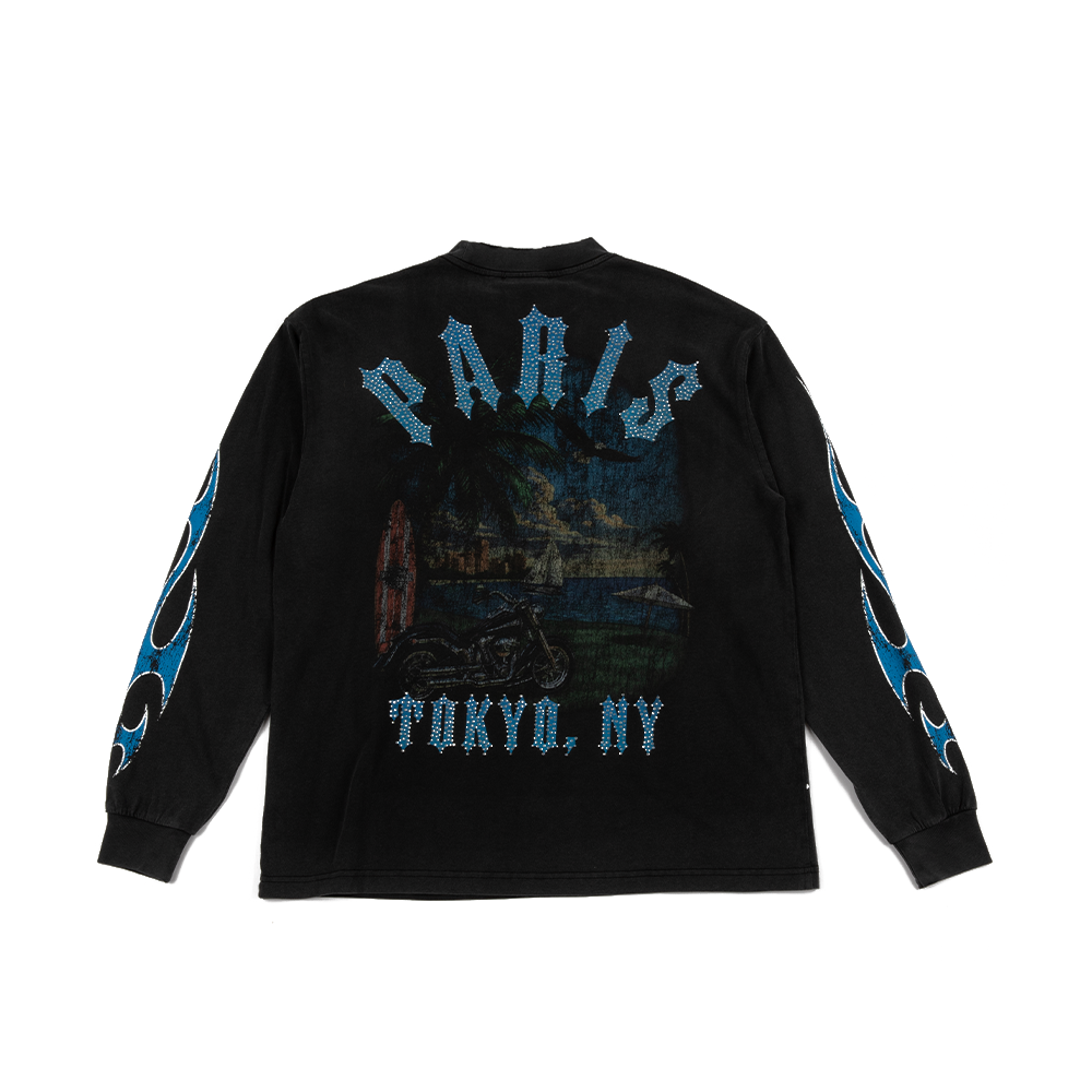 RL Moto Club Longlseeve 'Washed Black'