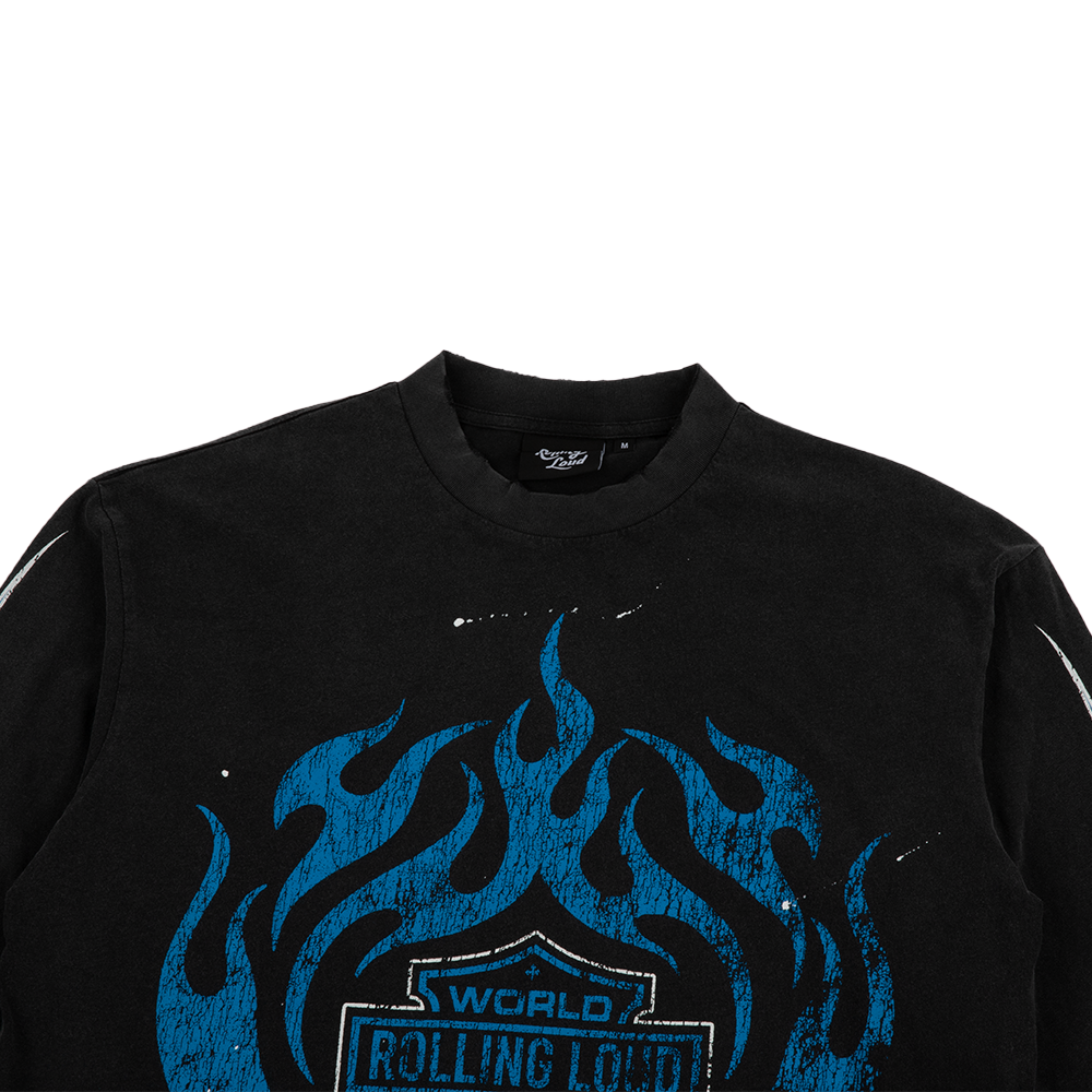 RL Moto Club Longlseeve 'Washed Black'