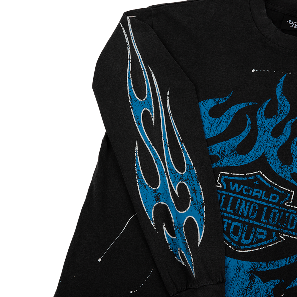 RL Moto Club Longlseeve 'Washed Black'