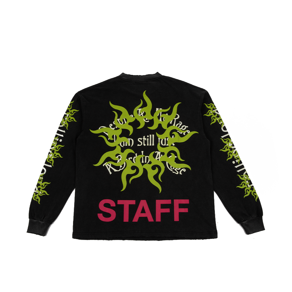 Nailhead Longsleeve 'Washed Black'